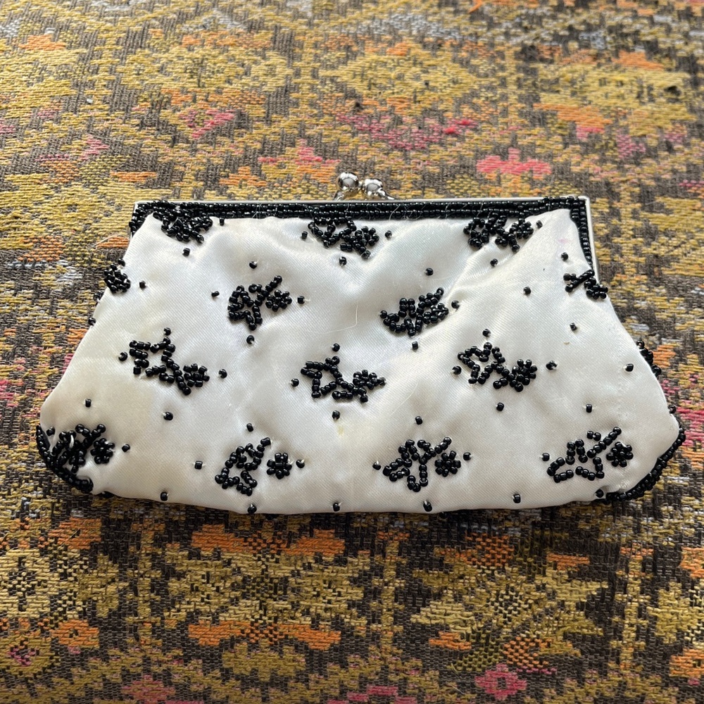 Beaded Evening Bag As Is